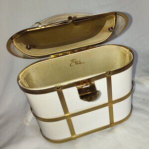 Etra Vintage Gold Cage Purse